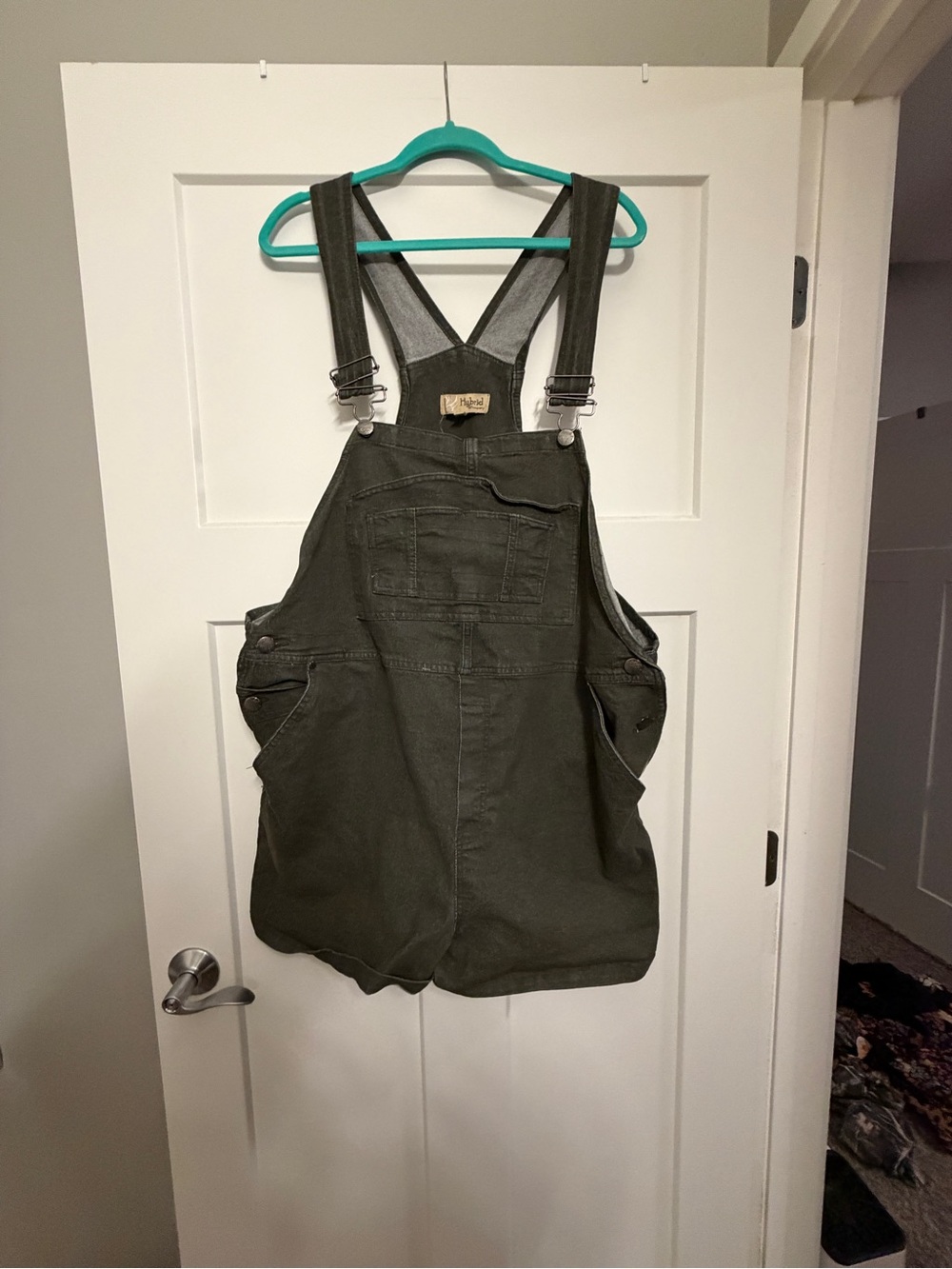 Hybrid & company Olive Green Utility Overalls Organizer